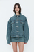 Campera Jean Verde Oxido.