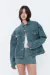 Campera Jean Verde Oxido. en internet