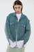 Imagen de Campera Jean Verde Oxido.