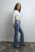 Jean Super Low Celeste. - comprar online