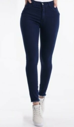Jean Elastizaddo Tiro Alto Azul Marino - comprar online