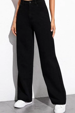 Jean Wide leg rigido negro