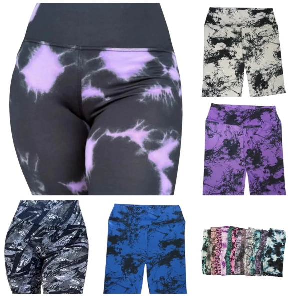 Biker de lycra estampada diseños variados