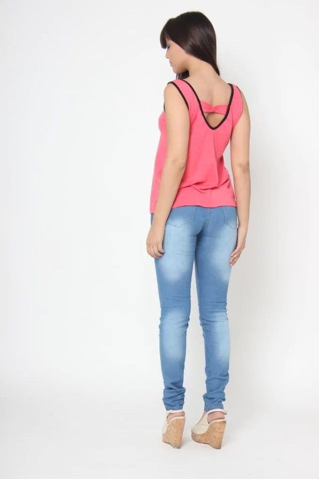 jean elastizado celeste claro localizado — imagen 3