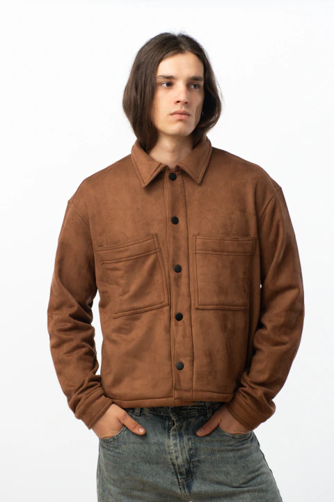 CAMISACO BOXY GAMUZA