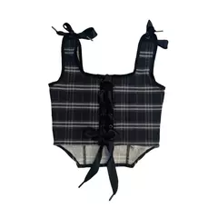 corset ameli cuadrille gris en internet