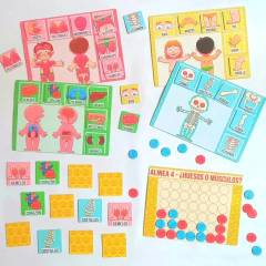 3 en 1 - Lotería, Memotest y Alinea 4 en internet