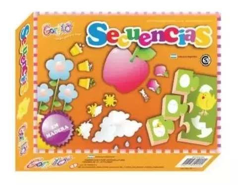Jugando con Secuencias - Fichas de Madera - comprar online