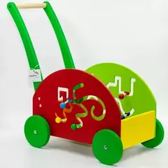 Carrito Caminador De Madera Con Actividades - comprar online