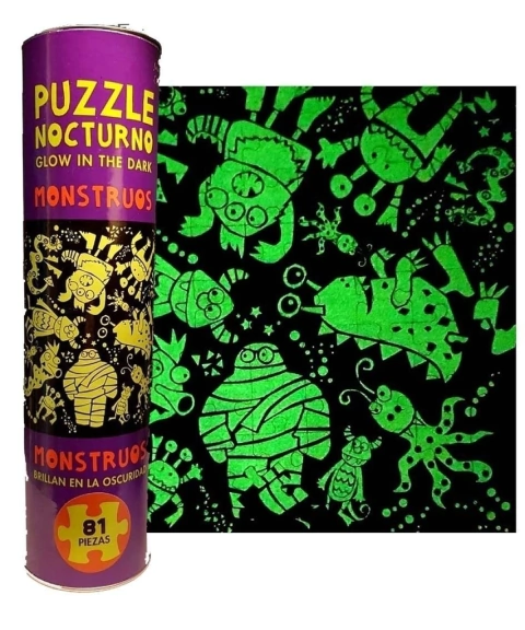 Puzzle Nocturno Monstruos - 81 piezas - comprar online