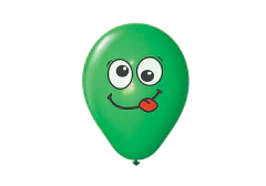 12 PULGADAS ESTÁNDAR COLOR SURTIDO - PARTY FACES. en internet