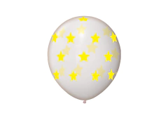 14 PULGADAS CRISTAL ESTRELLAS AMARILLAS