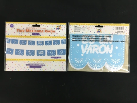 GUIRNALDA TIPO MEXICANA VARON