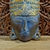 Máscara de Buda azul 50cm - Gayatri - Um olhar da Asia 