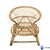 Cadeira rattan fibra natural