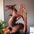 Dragão em madeira 40cm