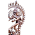 Escultura de Shiva Nataraja em bronze, representando o deus dançante da destruição e criação, com detalhes intricados e uma aura de divindade.