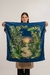 Pañuelo de Seda Jungla Azul - comprar online
