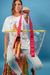Bolso Playero Transparente Fucsia + Pañuelo 45x45 cm - Taraytela