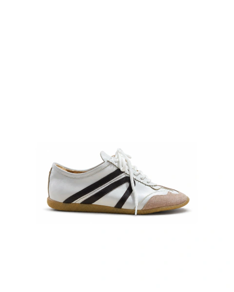 Zapatillas Tokio Off White , choco y coco