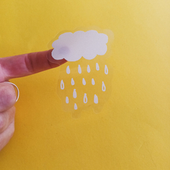 Sticker lluvia en internet