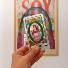 Sticker holografico " El mundo " (grande)
