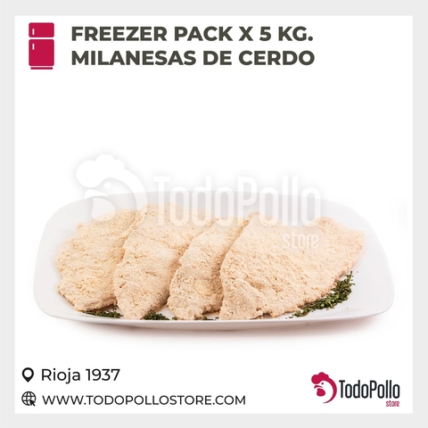 MILANESAS DE CERDO X 5 KG.