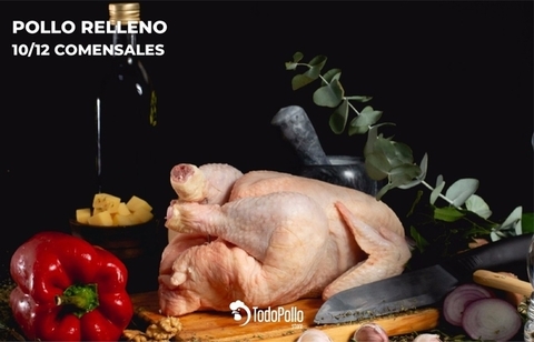 Pollo Relleno 2,500kg (8 a 10 Comensales)