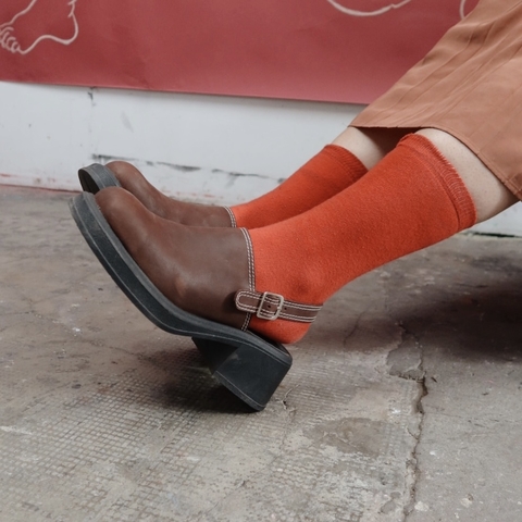 Zuecos Ampi Brown T.36 & 37 - comprar online