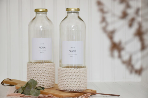 Set Botella Pantry Agua + Jugo