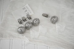 Pesas Mantel Marroquí x 4 Plata - House & Home