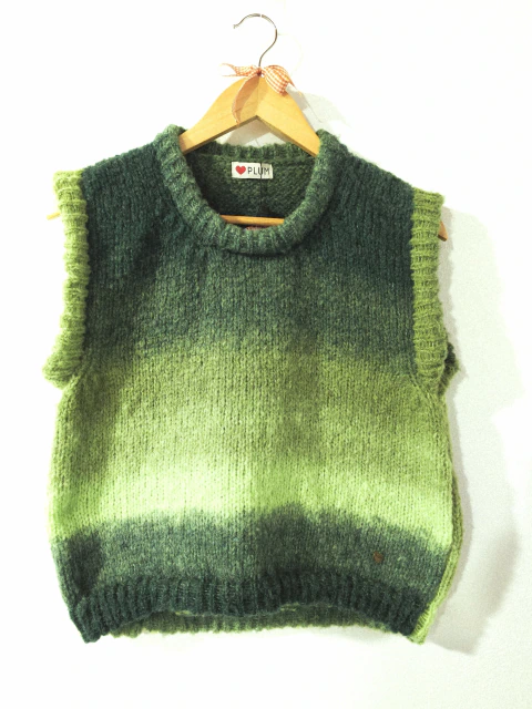 Chaleco degradé verde