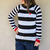 Sweater Natalie blanco y negro - comprar online