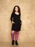 Vestido Bea total black - comprar online