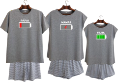 Pijama Feminino Curto Bateria MAMÃE na internet
