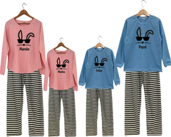 Pijama Feminino Longo COELHO ÓCULOS - Tear Pijamas