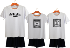 Pijama Feminino Curto MÃE ARTISTA - comprar online