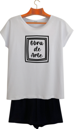 Pijama Menina Curto Filha OBRA DE ARTE - comprar online