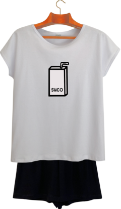 Pijama Menina Curto DRINK - comprar online