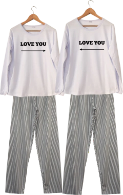 Pijama Feminino Longo LOVE - comprar online