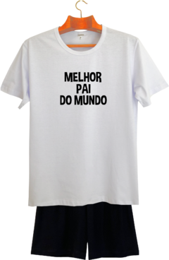 Pijama Masculino Curto MELHOR PAI - comprar online