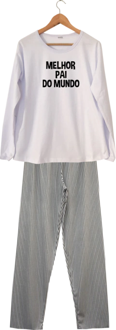 Pijama Masculino Longo Melhor Pai