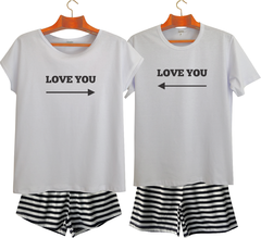 Pijama Menina Curto LOVE - Tear Pijamas