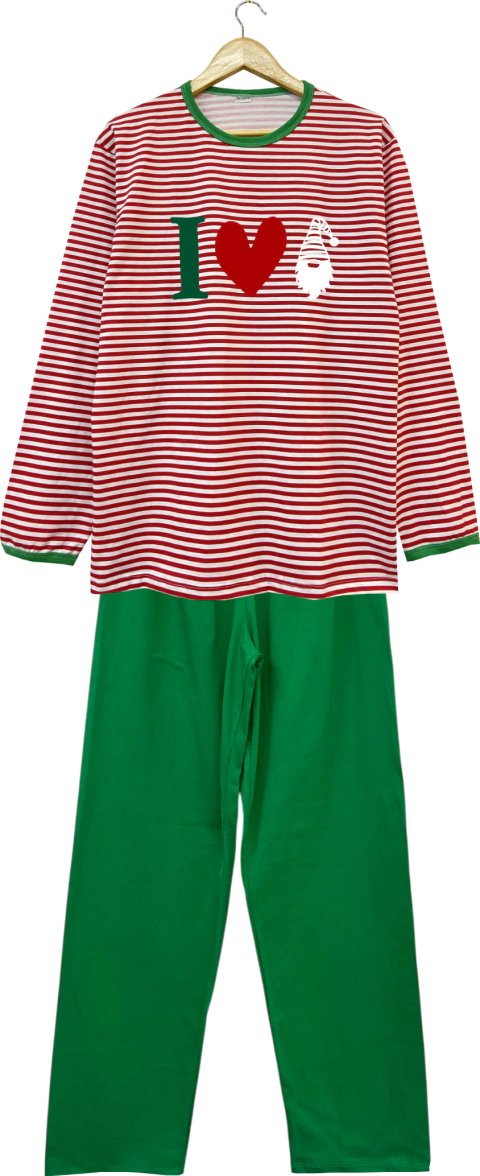 Pijama Masculino Longo NATAL LISTRA FINA - comprar online