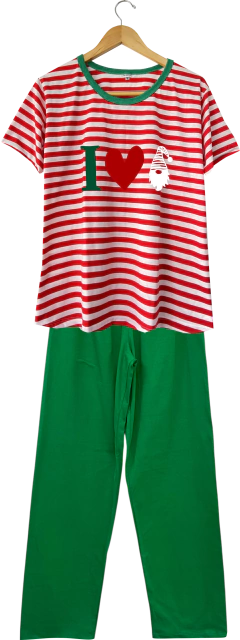 Pijama Masculino Longo NATAL LISTRA FINA - Tear Pijamas