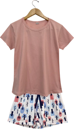 Pijama curto Árvore 