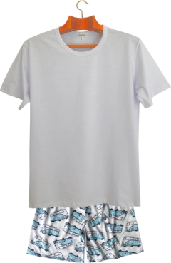 Pijama Menino Curto Kombi Branco