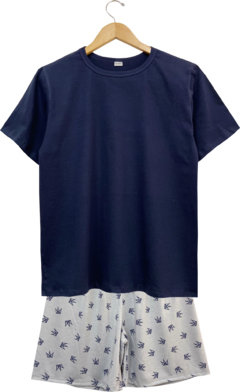 Pijama Masculino Curto COROA