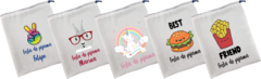 Kit 6 Pijamas Curtos Infantil Personalizados Festa do Pijama - Tear Pijamas