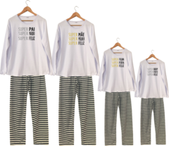 Pijama Feminino Longo MAMÃE FELIZ - comprar online